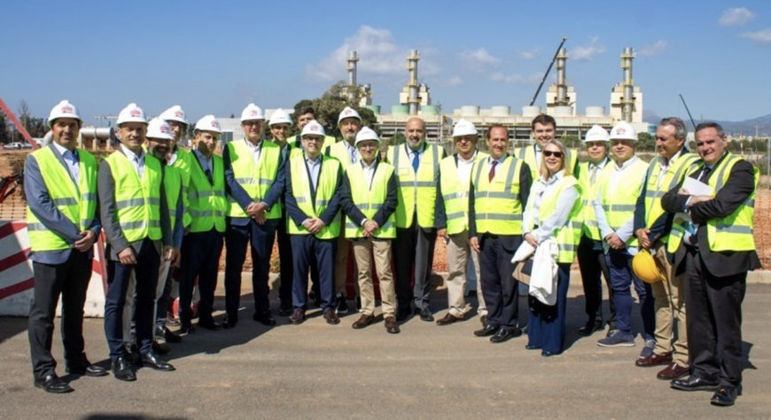 Hugo Morán visits the renovation of the Palma II WWTP, awarded to the consortium led by Tedagua
